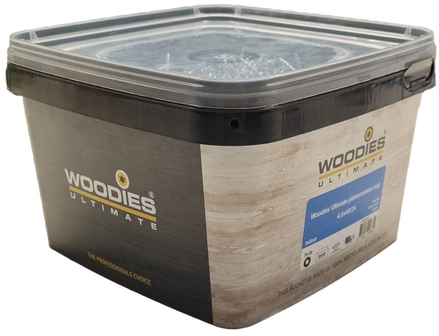 Woodies Ultimate vlonderschroef 5x60/35 rvs 410 T25 emmer